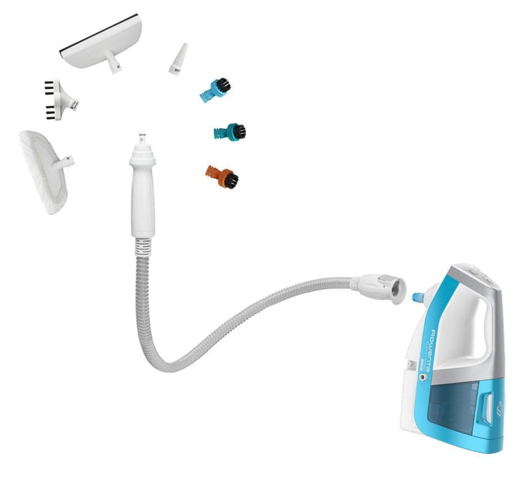 Aspiradora Rowenta Clean & Steam Multi Ry8544wh De Pie Y Escoba Eléctrica Corriente Alterna Seca Y Húmeda Sin Bolsa 0,5 L 1700 W Blanco, Azul