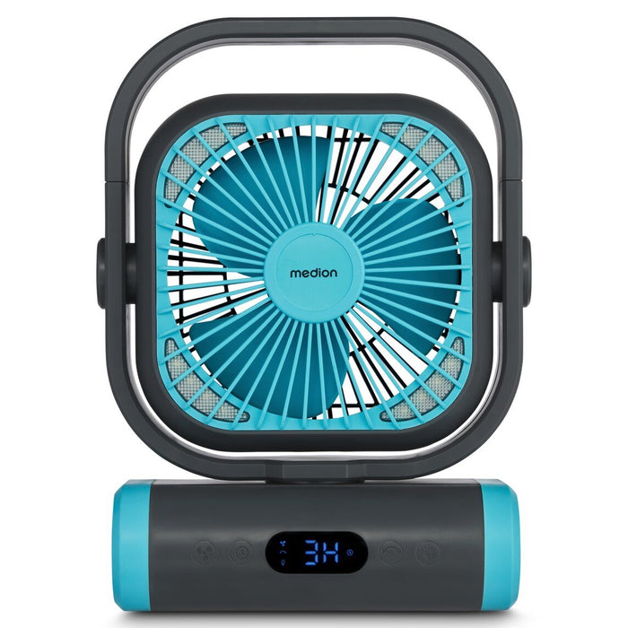 Medion Life Camping Ventilator E10 Tf (Md 12065) (Gris/Azul) 50078408