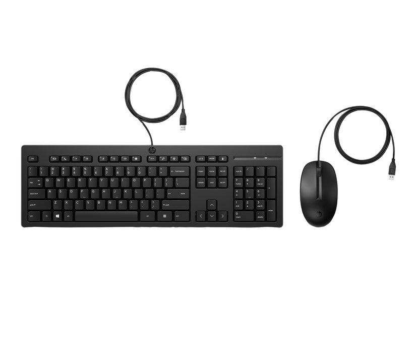 EAN 0198701790914 - HP 225 Wired Mouse and Keyboard Combo G2 teclado Ratón incluido Oficina USB Negro imagen 1