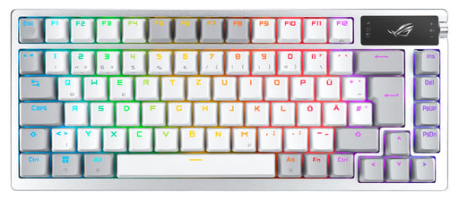 EAN 4711387209431 - ASUS ROG Azoth White teclado Juego USB + RF Wireless + Bluetooth QWERTZ Alemán Blanco imagen 1
