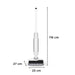 EAN 3221616135642 - Rowenta X Clean 10 Aspiradora escoba 2 en 1 Batería Seca y húmeda Sin bolsa 200 W Plata, Blanco imagen 2