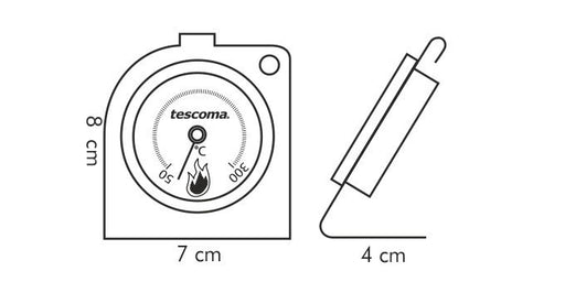 EAN 8595028418842 - Tescoma 636154 termómetro de aparato de cocina Analógica 50 - 300 °C Acero inoxidable imagen 2