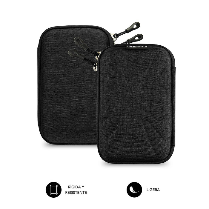 EAN 8436586741303 - SUBBLIM SUB-HDD-HBC001 funda para disco duro externo Funda de protección ABS sintéticos, Poliuretano Negr imagen 3