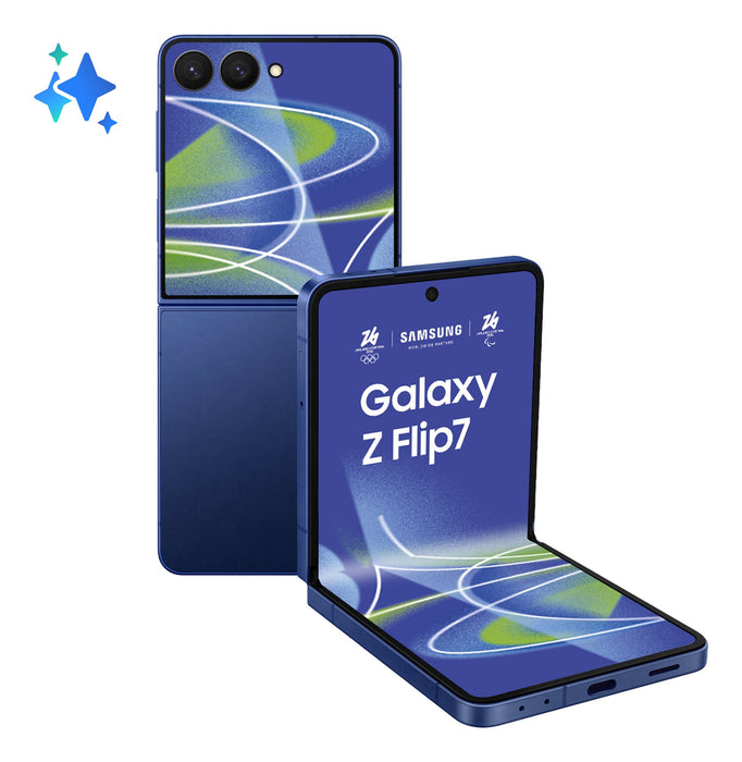 EAN 8806097427094 - Samsung Galaxy Z Flip7 17,3 cm (6.8") 5G 12 GB 256 GB 4300 mAh Azul imagen 1