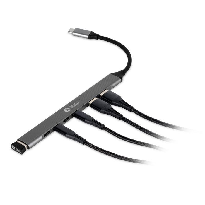 EAN 8719274677864 - BakkerElkhuizen BNECHUB3A4C hub de interfaz USB Tipo C 5000 Mbit/s Negro, Gris imagen 5