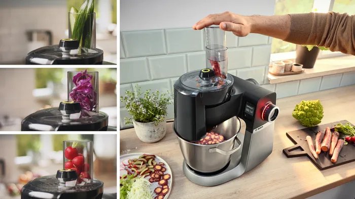 EAN 4242005424719 - Bosch Serie 6 MUMS6ZS34 robot de cocina 1600 W 5,5 L Negro, Acero inoxidable imagen 14