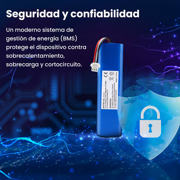 EAN 5906168630651 - Extralink Xiaomi Robot Mop Pro INR18650 MA1-4S1P-SC | Baterija, akumuliatorius | 3200 mAh 47,36 Wh baterí imagen 10