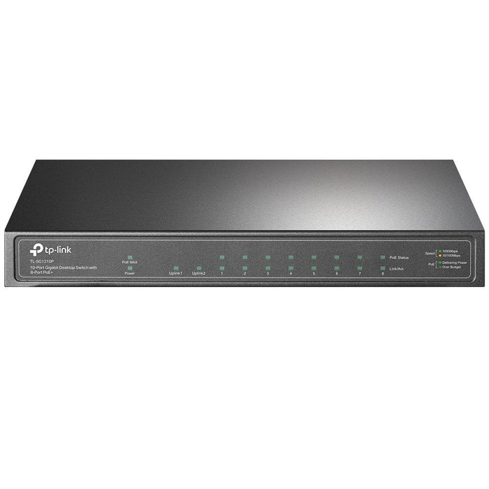 EAN 6935364052980 - TP-Link TL-SG1210P switch No administrado Gigabit Ethernet (10/100/1000) Energía sobre Ethernet (PoE) Gri imagen 1