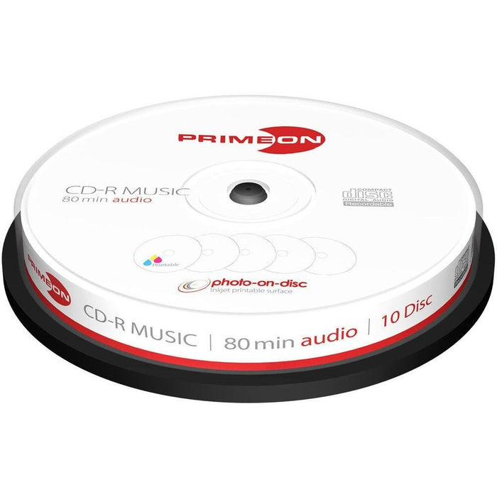 EAN 4260027611115 - Primeon 2761111 CD en blanco CD-R 700 MB 52x 10 pieza(s) imagen 1