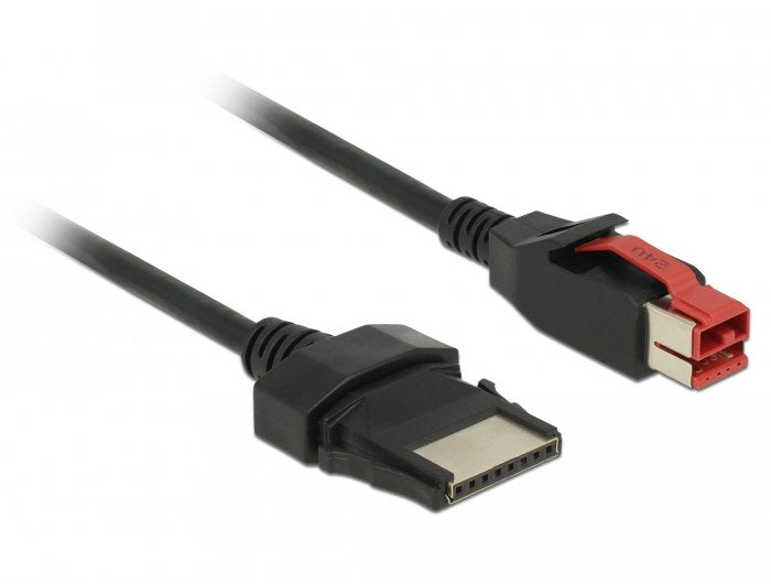 Delock 85479 Cable Poweredusb Macho 24 V > 8 Pin Macho 3 M Para Impresoras Y Terminales De Punto De Venta