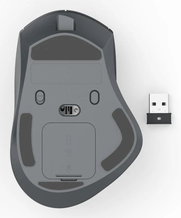 Hama Hama Raton Multidispositivo Ergonomico Vertical "Wm-900 , Con Bt, Negro