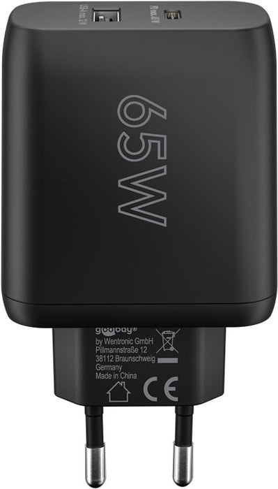 EAN 4040849654091 - Goobay 65409 cargador de dispositivo móvil Teléfono móvil, Portátil Negro Corriente alterna Interior imagen 3