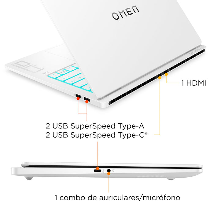 EAN 199251435614 - HP OMEN Transcend 14-fb1003ns Intel Core Ultra 9 285H Portátil 35,6 cm (14") 3K 64 GB LPDDR5x-SDRAM 1 TB S imagen 5