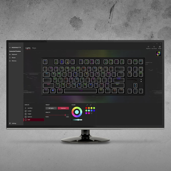 EAN 0196188049273 - HyperX Alloy Origins Core - Mechanical Gaming Keyboard - HX Red (US Layout) (HX-KB7RDX-US) teclado Juego  imagen 4