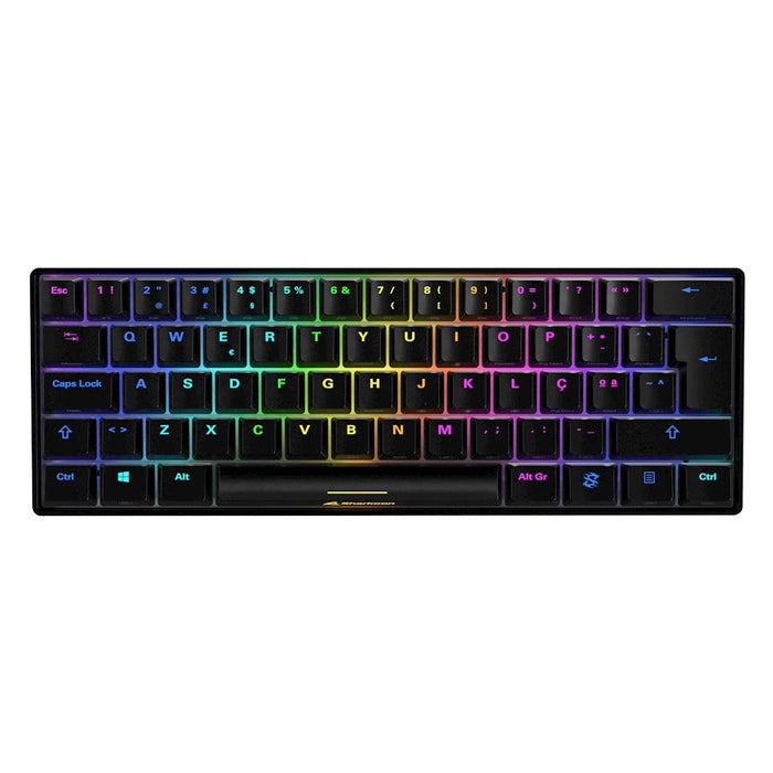 EAN 4044951033874 - Sharkoon SGK50 S4 teclado Juego USB QWERTY Italiano Negro imagen 1