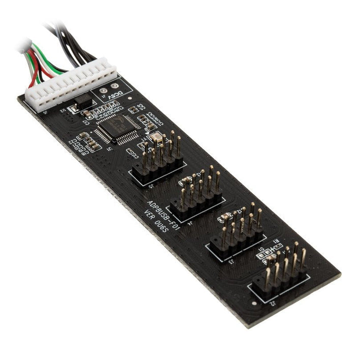 Kolink Usb 2.0 Hub-Tarjeta, Incluye. 60cm Usb- & Molex-Cable