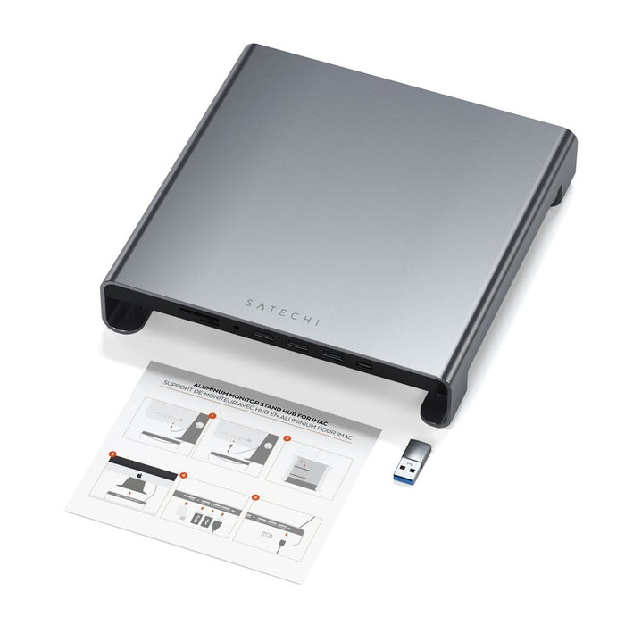 EAN 0879961007973 - Satechi ST-AMSHM base para portátil y replicador de puertos USB 3.2 Gen 1 (3.1 Gen 1) Type-C Gris imagen 6
