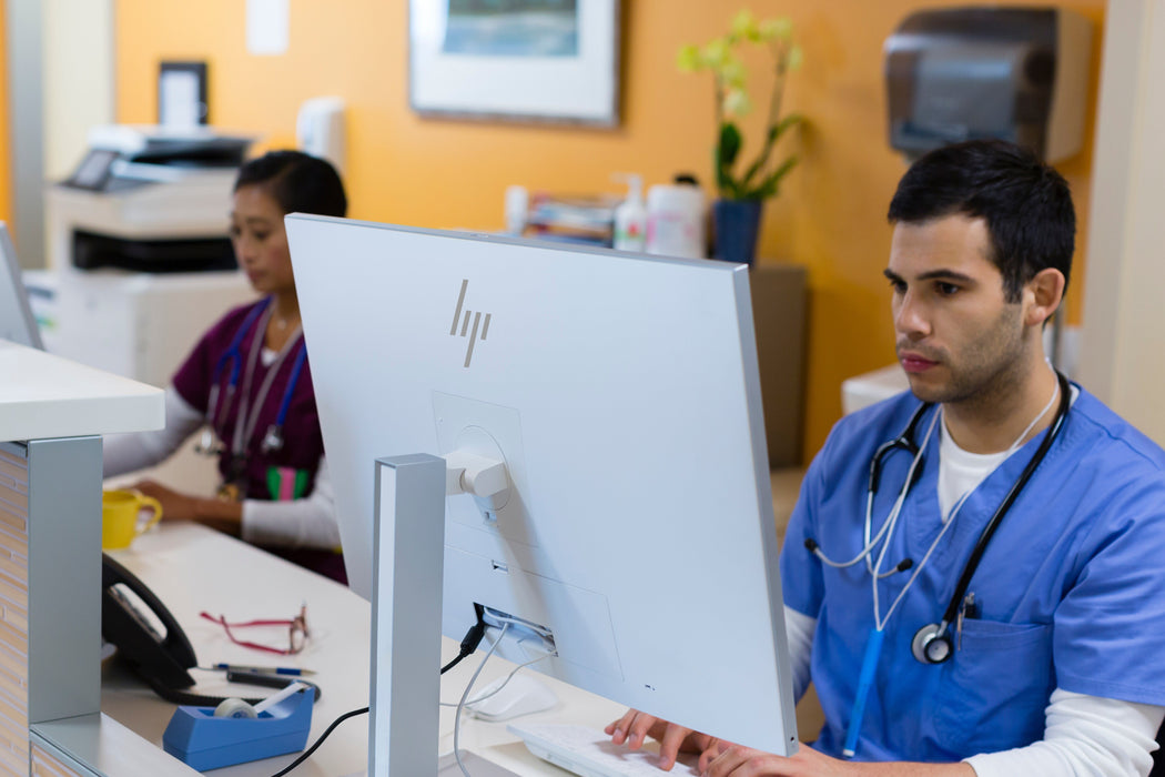 EAN 0192018770515 - HP USB Keyboard and Mouse Healthcare Edition teclado Ratón incluido Médico Blanco imagen 2