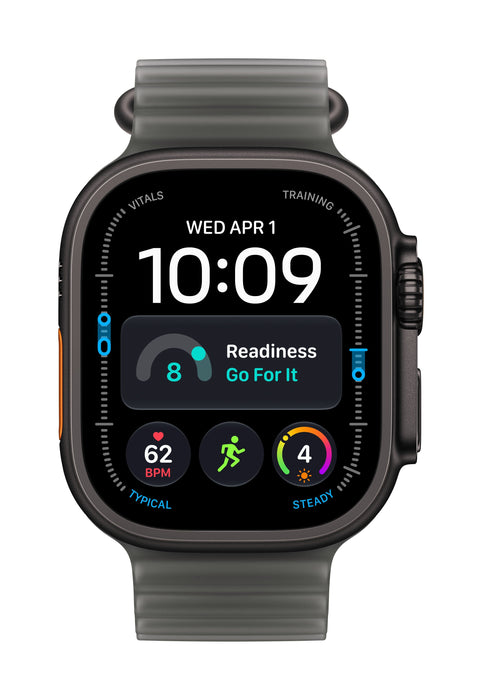 Apple Watch Ultra 4 Gps + Cellular 49mm Negro Titanium Case With Translucent Negro Ocean Band