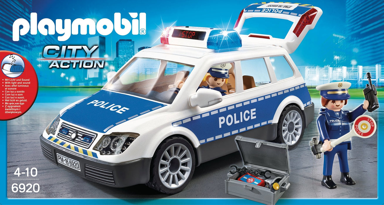 Playmobil Policia Coche De Policia Con Luces Y Sonido