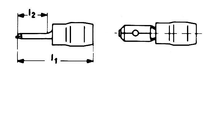 Klau Flachstecker 850 4,0-6,0qmm