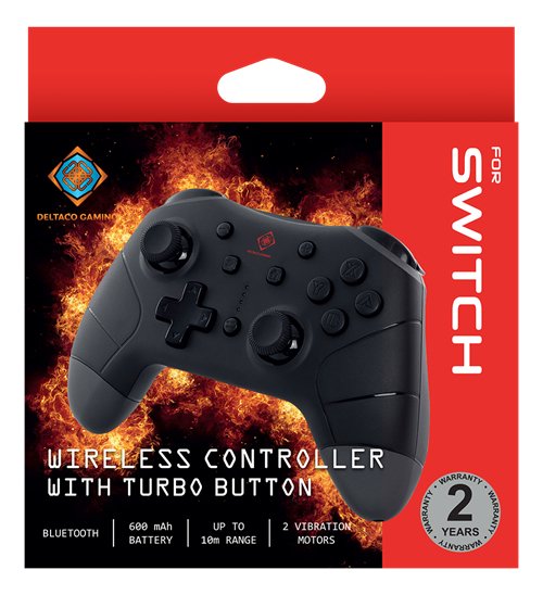 EAN 7333048045430 - Deltaco GAM-103 mando y volante Negro Bluetooth/USB Gamepad Analógico/Digital imagen 5