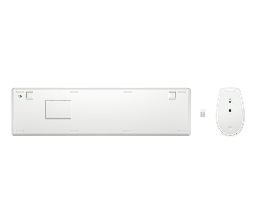 EAN 0196188142219 - HP 650 Wireless Keyboard and Mouse Combo White teclado Ratón incluido Hogar RF inalámbrico Blanco imagen 6