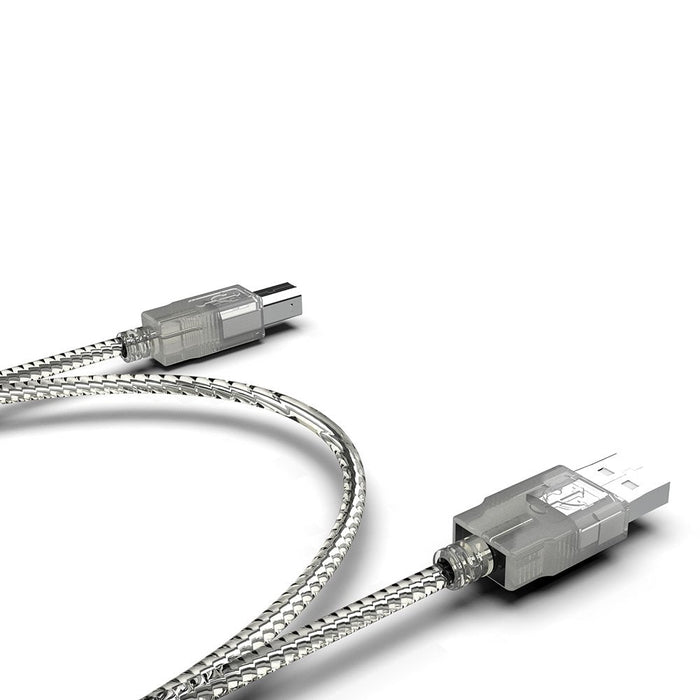 Inca Druckercable Usb-A2.0->Anschluss Drucker 1.50m Transp.