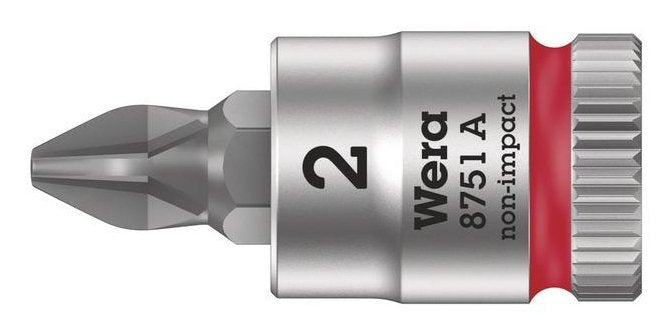 Wera 8751 A 05003351001 Phillips Phillips Llave De Vaso-Bit-Inserto Ph 2