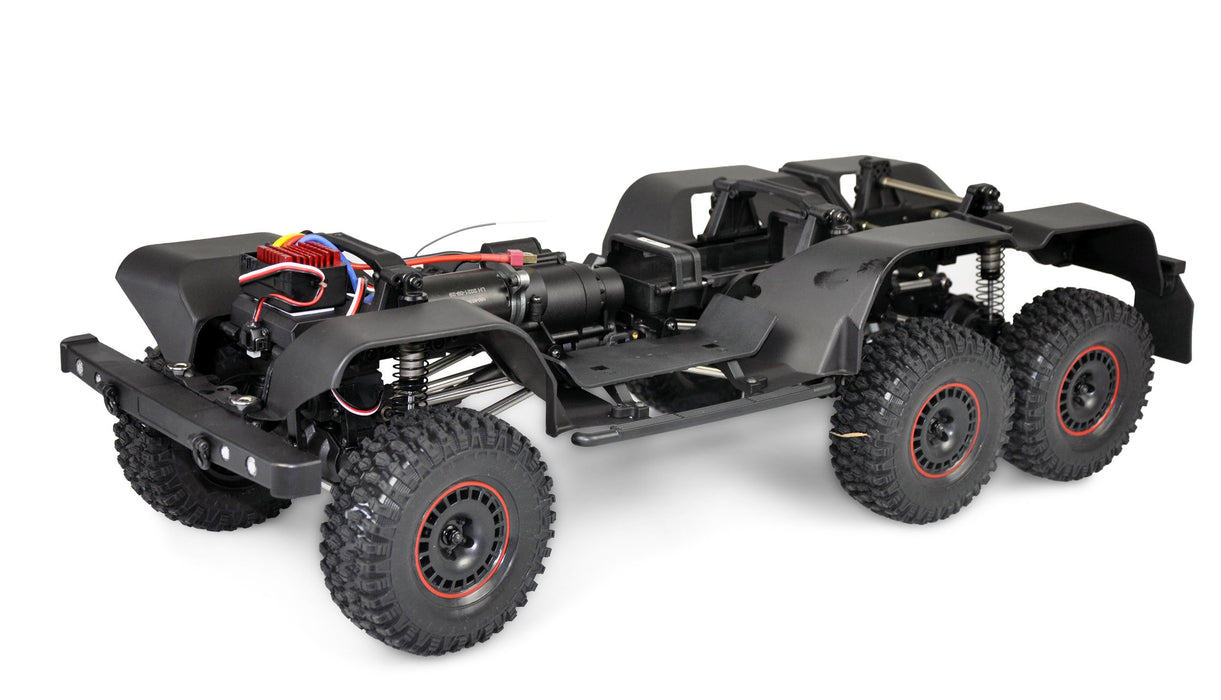 EAN 4260677959131 - Amewi AMXRock RCX103B Scale Crawler 6x6 Pick-Up 1:10ARTR modelo controlado por radio Camión oruga Motor e imagen 5