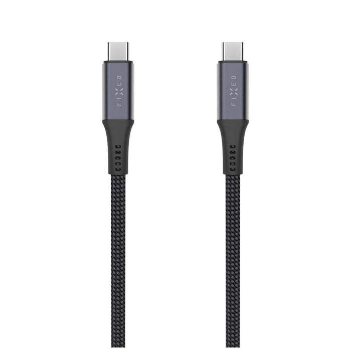 Fixed Braided Cable Usb-C Usb-C, 2m, Usb4 Gen2 20gbps, 4k 60hz, 240w, Gray