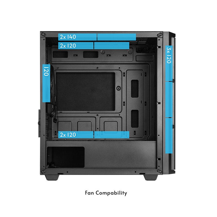EAN 0753263078674 - Chieftec AZ-01B-OP carcasa de ordenador Mini Tower Negro imagen 9