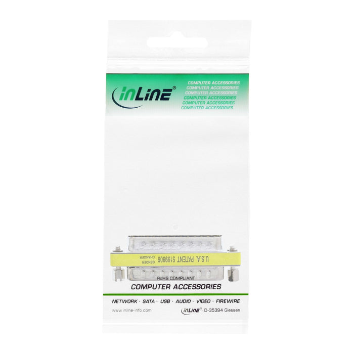 Adaptador Inline De 25 Pines Sub-D Macho A Macho