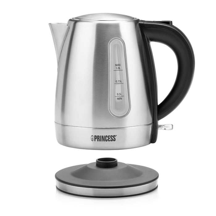EAN 8713016049957 - Princess 236023 tetera eléctrica 1 L 2200 W Negro, Acero inoxidable imagen 10
