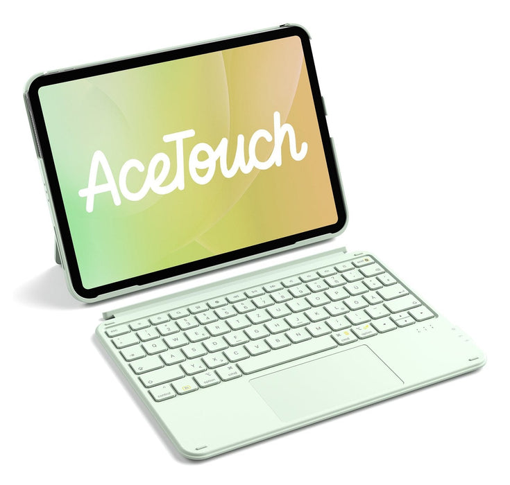 Inateck Keyboard Ipad 11" Ipad Air 4 5gen Com. Qwertz Verde