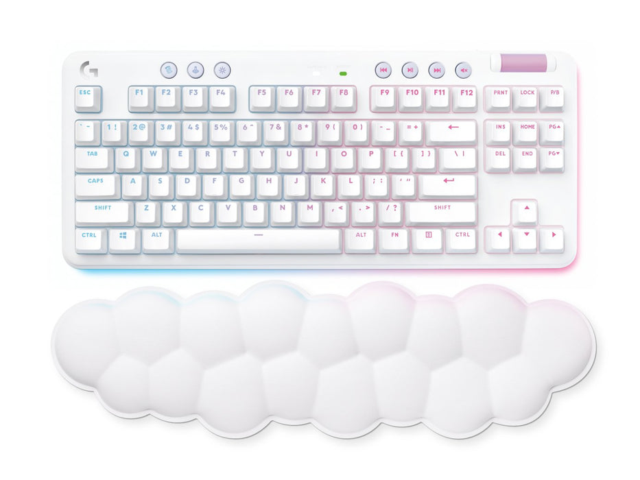 EAN 5099206098756 - Logitech G G715 teclado Juego RF Wireless + Bluetooth AZERTY Francés Blanco imagen 3