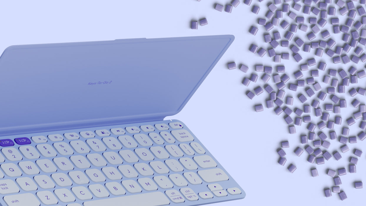EAN 5099206126121 - Logitech Keys-To-Go 2 QWERTY Internacional de EE.UU. Bluetooth Lila imagen 9