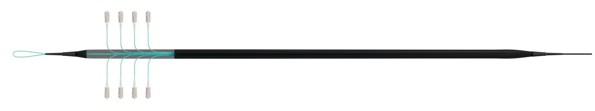 Efb Trunkcable U-Dq(Zn)Bh Om3 8g (1x8) Sc-Sc 90m Dca Lszh
