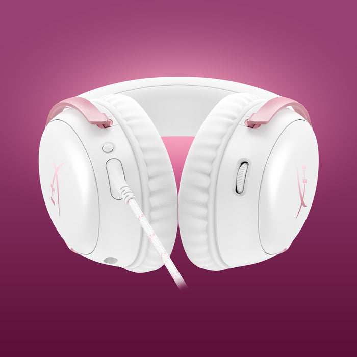 EAN 0198122306930 - HyperX Cloud III White/Pink Gaming Headset Alámbrico Diadema Juego Rosa, Blanco imagen 4