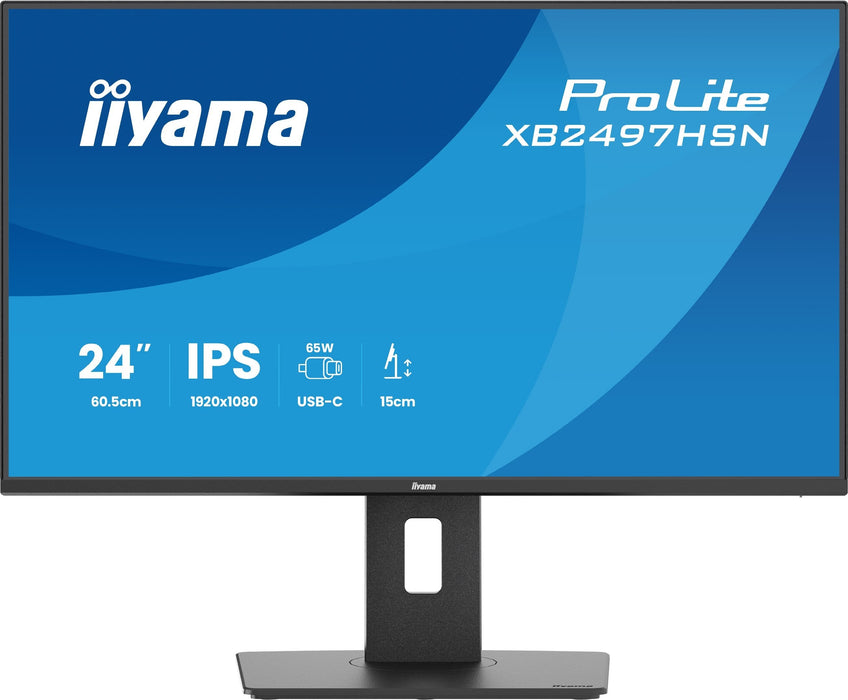 Monitor Led Iiyama Prolite Xb2497hsn-B1  24" (23.8" Visible) 1920 X 1080 Full Hd (1080p) @ 100 Hz Ips 350 Cd/M² 1500:1 1 Ms 2xhdmi 2xdisplayport Altavoces Mate Negro
