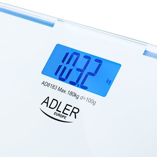 Báscula Adler Ad 8183  Plaza  Personal Electrónica Azul Blanco