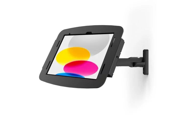 Compulocks Ipad Mini 8.3" Space Enclosure Swing Wall Mount Kit De Montaje (Brazo Articulado Caja Brazo Oscilante) Para Pc Tablet Bloqueable Aluminio De Alta Calidad Negro Tamaño De Pantalla: 8.3" Se Puede Instalar En La Pared Se Puede Ins