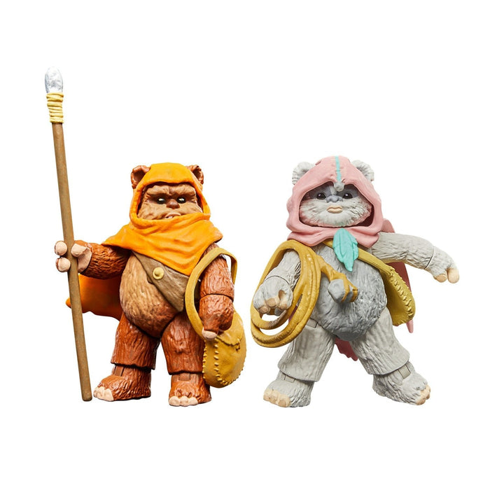 Figuras Wicket W Warrick & Kneesaa Ewoks Star Wars 9cm