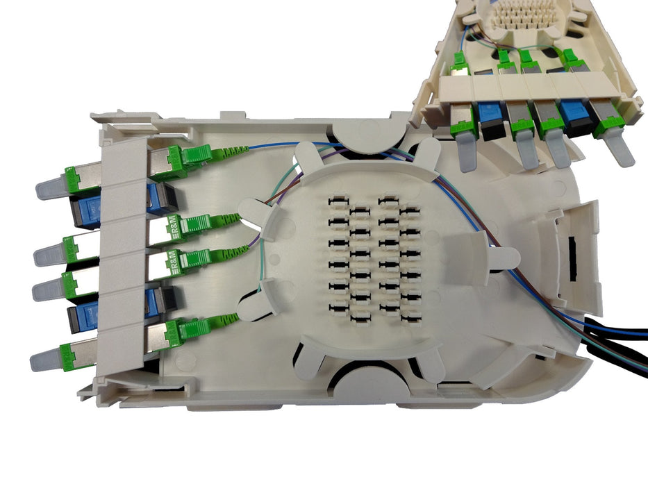 Efb Ftth Moduleinschub Fr Ftth-Bgt,12 Port Lc Mit Om4 Keramik Kupplungen