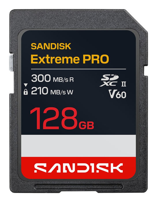 Sandisk Extreme Pro Tarjeta De Memoria Flash 128 Gb Video Class V60 / Uhs-Ii Sdxc Uhs-Ii