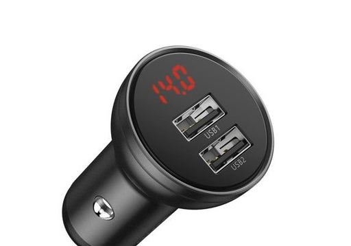 EAN 6953156215399 - Baseus CCBX-0G cargador de dispositivo móvil Universal Negro, Gris Encendedor de cigarrillos Auto imagen 1