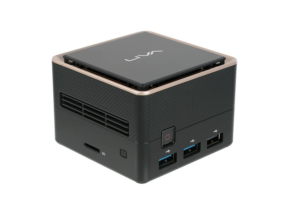 EAN 4711064006094 - ECS LIVA Q3 Plus AMD Ryzen R1505G 4 GB DDR4-SDRAM 64 GB eMMC Mini PC Negro imagen 2