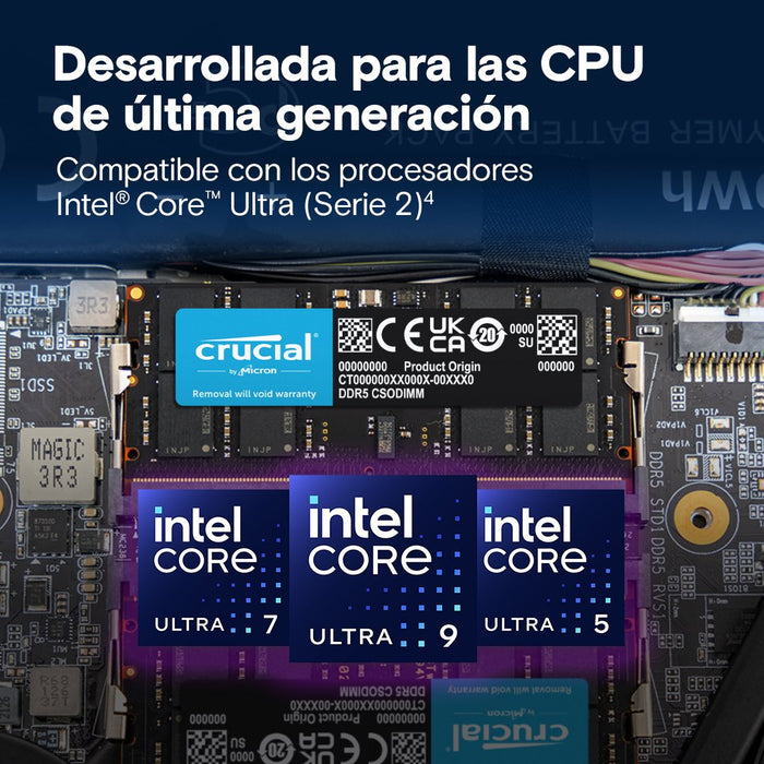 EAN 649528944238 - Crucial CT24G64C52CS5 módulo de memoria 24 GB 1 x 24 GB DDR5 6400 MT/s 262-pin SO-DIMM imagen 3