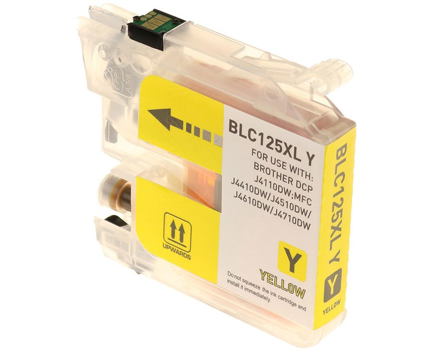 G&G Tintencartucho Compatible Con Brother Lc-125xly Amarillo