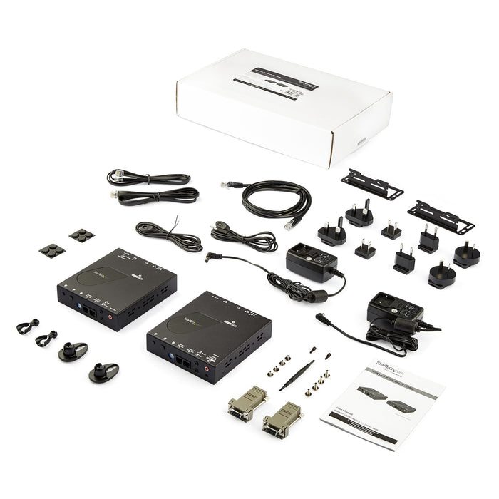 EAN 65030878456 - StarTech.com ST12MHDLAN2K extensor audio/video Transmisor y receptor de señales AV Negro imagen 5